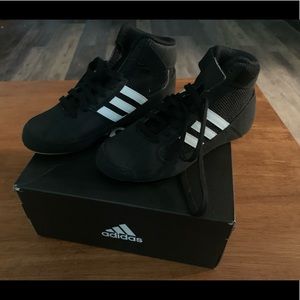 Boys Adidas wrestling shoes